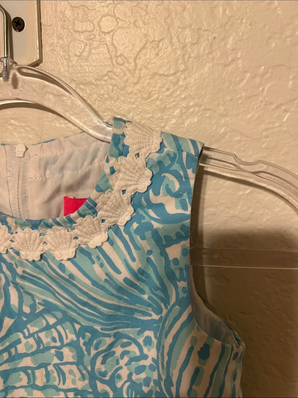 ⚓️Lilly Pulitzer Light Blue Printed Sleeveless Dress size 6 GUC